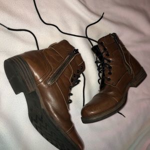 Calvin Klein Roberts Brown Leather Boots